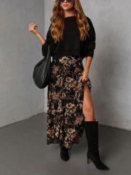 LA Angels Spódnica w kolorze czarnym rozmiar: S. Czarne spódnice damskie LA Angels, na co dzień, s, bez wzorów, maxi. Za 165.99 zł.