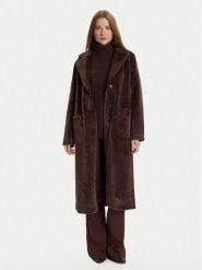 Rinascimento Płaszcz przejściowy CFC0122205003 Brązowy Regular Fit. Brązowe płaszcze damskie Rinascimento, xs, bez wzorów, z syntetyku, bez kaptura. Za 679.99 zł.