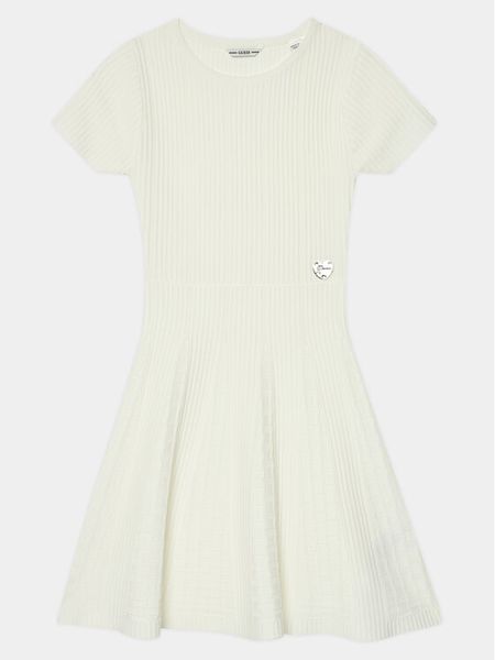 Guess Sukienka codzienna J4RK42 5012Z Beżowy Slim Fit. Brązowe sukienki dziewczęce Guess, z aplikacjami, z syntetyku, bez ramiączek, proste. Za 379.99 zł.