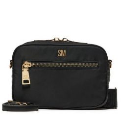 Torebka Steve Madden. Czarne listonoszki damskie Steve Madden, bez wzorów, bez dodatków. Za 399.99 zł.