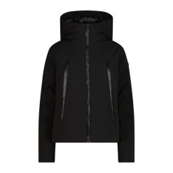 Damska kurtka z kapturem CMP. Czarne kurtki damskie CMP, bez wzorów, z kapturem. Za 670.00 zł.