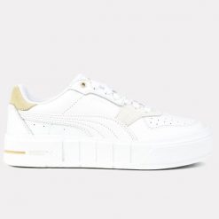Buty damskie trampki sportowe Puma CALI COURT MATCH. Białe trampki damskie Puma, bez wzorów, z gumy, bez zapięcia. Za 209.00 zł.