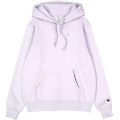 Bluza damska Champion Hooded. Czerwone bluzy damskie Champion, bez wzorów, bez kaptura. Za 227.00 zł.