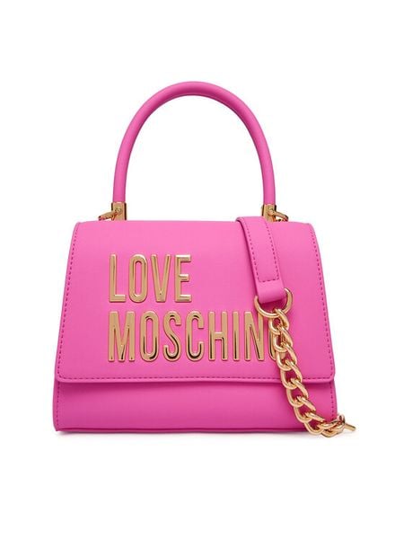 LOVE MOSCHINO Torebka JC4024PP1OKD0604 Różowy. Czerwone torebki klasyczne damskie Love Moschino, ze skóry, bez dodatków. Za 1,009.00 zł.