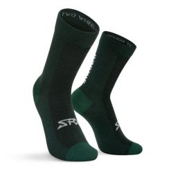 Skarpetki rowerowe unisex z wełną merino SRX Arbor Si. Zielone skarpetki damskie SIROKO, bez wzorów, z elastanu. Za 75.00 zł.