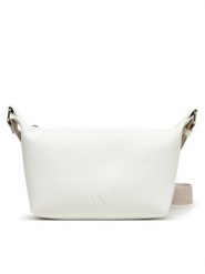 Calvin Klein Jeans Torebka Ultralight Shoulder Bag LV04K3131G Biały. Białe listonoszki damskie Calvin Klein Jeans, bez wzorów, z jeansu, bez dodatków. Za 399.99 zł.