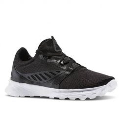 Buty treningowe damskie Reebok Elle Hthr. Czarne obuwie sportowe damskie Reebok, z materiału, bez zapięcia, na fitness i siłownię. Za 309.00 zł.