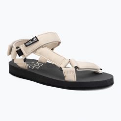 Sandały damskie Jack Wolfskin Taiga. Brązowe sandały damskie Jack Wolfskin, bez wzorów, z gumy, bez obcasa, bez zapięcia. Za 279.99 zł.