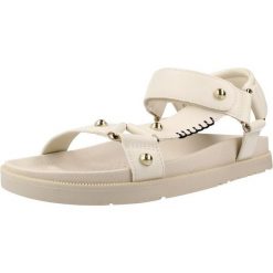 Sandały GEOX J SANDAL FOAMMENTERA Beżowy. Brązowe sandały damskie Geox, bez wzorów, z syntetyku, bez obcasa, bez zapięcia. Za 235.99 zł.