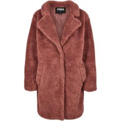 Parka dla kobiet Urban Classic oversized sherpa. Czerwone parki damskie Urban Classics, na zimę, bez kaptura. Za 340.00 zł.