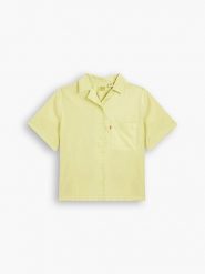 Levi´s Koszulka polo "Ari Resort" w kolorze żółtym rozmiar: M. Żółte bluzki damskie m, bez wzorów, bez kołnierzyka, bez ramiączek. Za 87.81 zł.