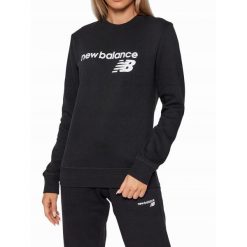 Bluza na co dzień damska NEW BALANCE bez kaptura. Czarne bluzy damskie New Balance, bez wzorów, bez kaptura. Za 199.00 zł.