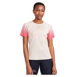 Koszulka damska Craft Pro Trail. Brązowe koszulki damskie Craft, bez wzorów, z materiału, bez kołnierzyka, bez ramiączek. W wyprzedaży za 207.55 zł.