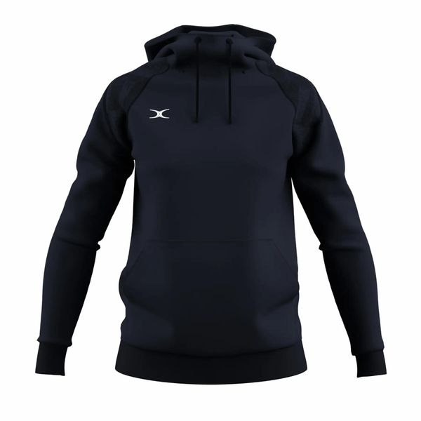 Bluza damska z kapturem Gilbert GTS. Niebieskie bluzy damskie GILBERT, l, bez wzorów, z materiału, z kapturem. Za 357.00 zł.