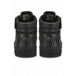 Damskie sneakersy Carina 2.0 Mid PUMA Black Dark Shadow Gray. Czarne obuwie sportowe damskie Puma, z gumy, bez zapięcia, trekkingowe. Za 369.00 zł.