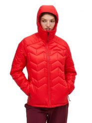 Kurtka Peak Performance damska Elevate Liner Hood Jacket czerwona - XS. Czerwone kurtki damskie Peak Performance, l, bez wzorów, z materiału, bez kaptura. Za 1,059.00 zł.