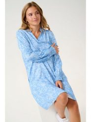 CULTURE Sukienka w kolorze błękitnym rozmiar: L. Niebieskie sukienki damskie Culture, bez wzorów, z wiskozy, bez ramiączek. Za 166.49 zł.