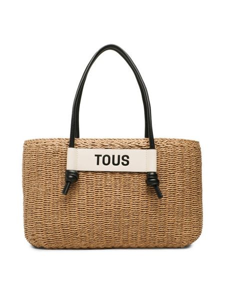 TOUS Torebka Capazo L Scoubidou 2001716959 Beżowy. Brązowe torebki klasyczne damskie tous, z syntetyku, bez dodatków. Za 949.99 zł.