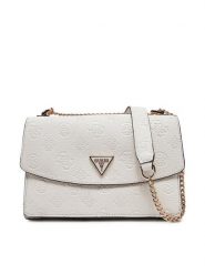 Guess Torebka HWPG93 49210 Biały. Białe listonoszki damskie Guess, z aplikacjami, ze skóry, bez dodatków. Za 349.99 zł.
