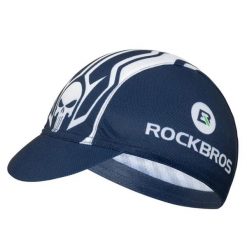 Czapka rowerowa Rockbros MZ10019 z daszkiem - niebieska. Niebieskie czapki z daszkiem damskie ROCKBROS, bez wzorów, z materiału. Za 74.00 zł.