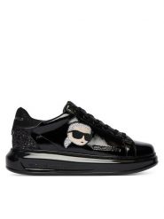 KARL LAGERFELD Sneakersy Kapri KL62571E Biały. Białe obuwie sportowe damskie KARL LAGERFELD, ze skóry, bez zapięcia. Za 899.99 zł.