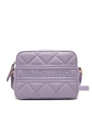Valentino Torebka Ada VBS51O06 Fioletowy. Fioletowe listonoszki damskie Valentino, bez wzorów, ze skóry, bez dodatków. Za 349.99 zł.