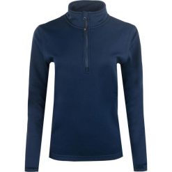 Damska Bluza 1/4 Zamek - Komfort i Styl. Niebieskie bluzy damskie NEW LAYER, bez wzorów, z poliesteru, bez kaptura. Za 141.99 zł.