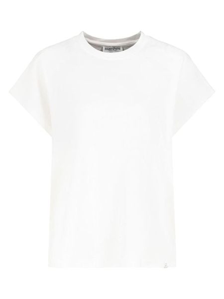 Eight2Nine Koszulka w kolorze białym rozmiar: L. Białe koszulki damskie Eight2Nine, l, bez wzorów, z bawełny, bez kołnierzyka, bez ramiączek. Za 43.99 zł.