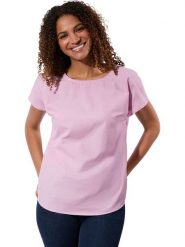 WITT WEIDEN Bluzka w kolorze jasnoróżowym rozmiar: 50. Różowe bluzki damskie WITT WEIDEN, bez wzorów, bez kołnierzyka, bez ramiączek. Za 34.99 zł.