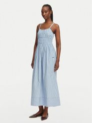 BOSS Sukienka letnia C Diplyn 50559218 Niebieski jasny Regular Fit. Niebieskie sukienki damskie Boss, bez wzorów, z bawełny, bez ramiączek. Za 999.99 zł.