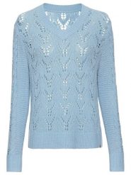 Camel Active Sweter w kolorze błękitnym rozmiar: XL. Niebieskie swetry klasyczne damskie Camel Active, xl, z wełny, bez kołnierzyka. Za 175.67 zł.