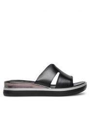 Lasocki Klapki WI23-MINT-02 Czarny. Czarne klapki damskie Lasocki, bez wzorów, ze skóry, bez obcasa, bez zapięcia. Za 159.99 zł.