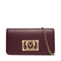 Torebka LOVE MOSCHINO. Czerwone torebki wieczorowe damskie Love Moschino, bez wzorów, bez dodatków. Za 559.99 zł.