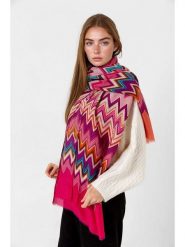 Lucky Bees Szal w kolorze różowym - 180 x 50 cm rozmiar: onesize. Różowe szaliki damskie Lucky Bees, bez wzorów, z materiału. Za 113.36 zł.