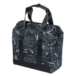 Torba na zakupy Grand, kwiatowa. Czarne torby na laptopa BASIL, bez wzorów, z materiału. Za 294.80 zł.