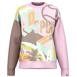 Bluza z okrągłym dekoltem Head Motion Print. Czerwone bluzy damskie Head, bez wzorów, bez kaptura. Za 528.00 zł.