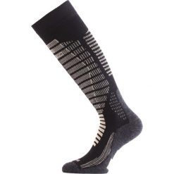Skarpety merino SWR. Brązowe skarpetki damskie LASTING, bez wzorów, z elastanu. Za 171.90 zł.