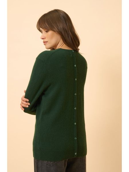 Just Cashmere Kaszmirowy sweter "Janice" w kolorze zielonym rozmiar: XL. Zielone swetry klasyczne damskie Just Cashmere, xl, z kaszmiru, bez kołnierzyka. Za 393.45 zł.