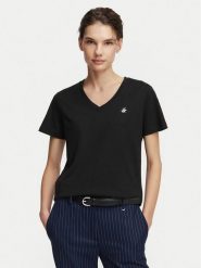 Beverly Hills Polo Club T-Shirt P-SS26W-TS516518 Czarny Regular Fit. Czarne t-shirty damskie Beverly Hills Polo Club, xs, bez wzorów, z bawełny, bez kołnierzyka. Za 139.99 zł.