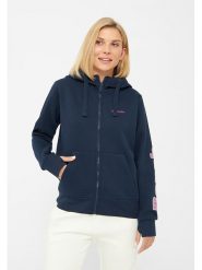 Bench Bluza "Darcine" w kolorze granatowym rozmiar: 42. Niebieskie bluzy damskie Bench, bez wzorów, bez kaptura. Za 127.35 zł.