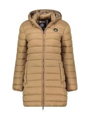 Canadian Peak Płaszcz pikowany "Atikamapeak" w kolorze jasnobrązowym rozmiar: XXL. Brązowe płaszcze damskie Canadian Peak, xxl, bez wzorów, bez kaptura. Za 262.29 zł.