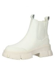 Steve Madden Skórzane sztyblety w kolorze białym rozmiar: 39. Białe botki damskie Steve Madden. Za 252.99 zł.