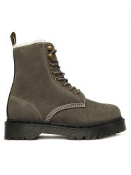 Dr. Martens Trzewiki 1460 Pascal Bex Fl DM41419020 Szary. Szare botki damskie Dr Martens, ze skóry, bez obcasa, na płaskiej podeszwie, bez zapięcia. Za 1,039.00 zł.