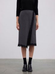 BGN Spódnica w kolorze antracytowym rozmiar: 38. Czarne spódnice damskie BGN, na co dzień, bez wzorów, midi. Za 127.65 zł.