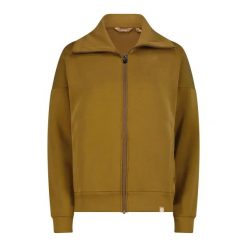 Damska satynowa modalna rozpinana bluza CMP. Brązowe bluzy damskie CMP, xs, bez wzorów, z satyny, bez kaptura. Za 312.50 zł.