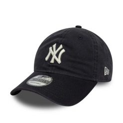 Czapka baseballowa damska New York Yankees New Era 9Twenty Washed Script. Niebieskie czapki z daszkiem damskie New Era, bez wzorów. Za 214.00 zł.