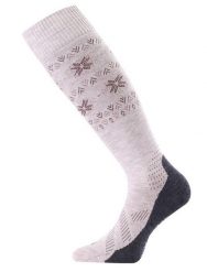 Skarpety narciarskie damskie Lasting FWI 778 Merino 85%. Szare skarpetki damskie LASTING, bez wzorów, z dzianiny. Za 138.10 zł.