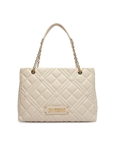 LOVE MOSCHINO Torebka JC4145PP1OLA0110 Écru. Torebki klasyczne damskie Love Moschino, ze skóry, bez dodatków. Za 1,009.00 zł.
