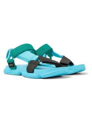 Camper Sandały "Karst" w kolorze błękitnym rozmiar: 37. Niebieskie sandały damskie Camper, bez wzorów, z otwartym noskiem, bez obcasa, bez zapięcia. Za 173.99 zł.