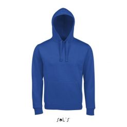 Bluza z kapturem Sol's Spencer. Niebieskie bluzy damskie SOL'S, s, bez wzorów, z bawełny, z kapturem. Za 143.90 zł.